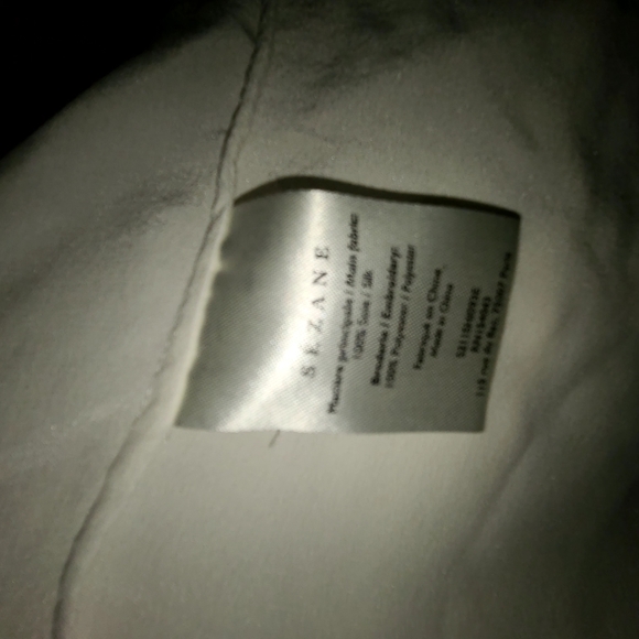 Sézane Cream Blouse with Bishop Sleeves and Peter Pan Collar - Picture 5 of 10